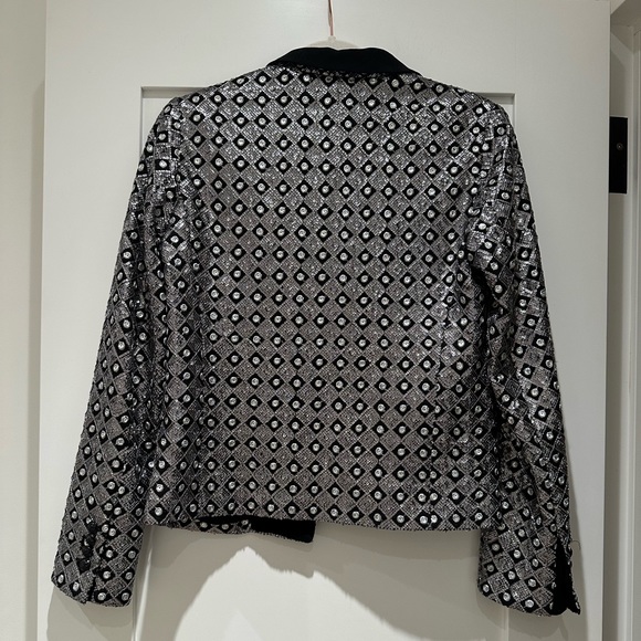 The Kooples Sequin Pattern Blazer - Picture 2 of 3